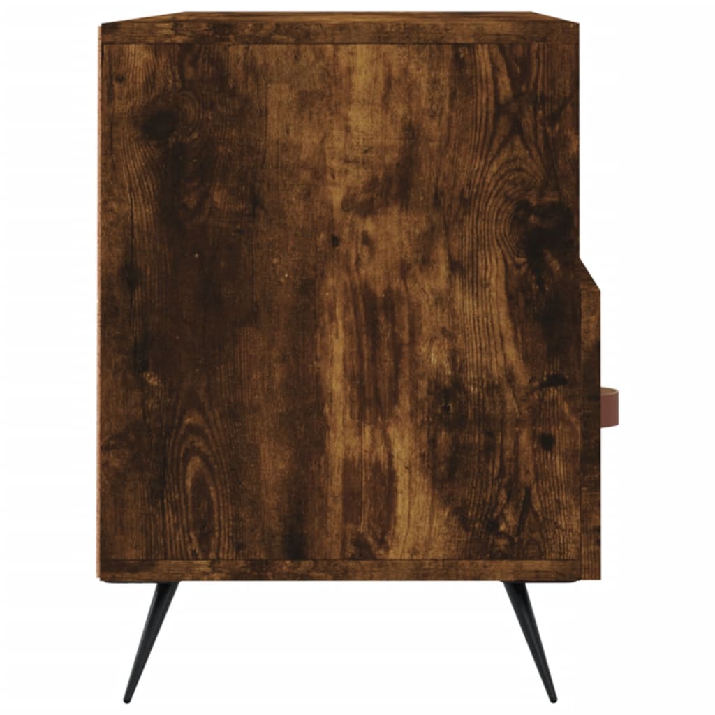 Tv-meubel 102x36x50 cm bewerkt hout gerookt eikenkleurig is nu te koop bij PeponiXL, paradijselijk wonen!