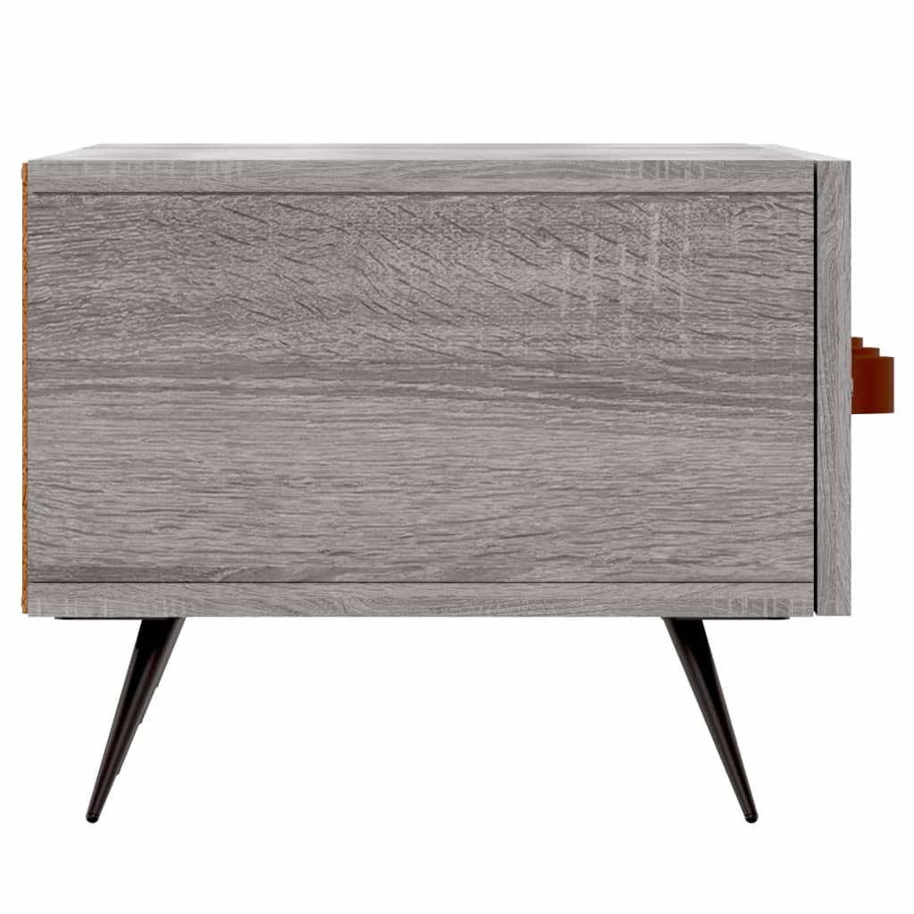 Tv-meubel 150x36x30 cm bewerkt hout grijs sonoma eikenkleurig is nu te koop bij PeponiXL, paradijselijk wonen!