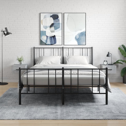 Nachtkastjes 2 st wandgemonteerd 35x35x20 cm betongrijs is nu te koop bij PeponiXL, paradijselijk wonen!