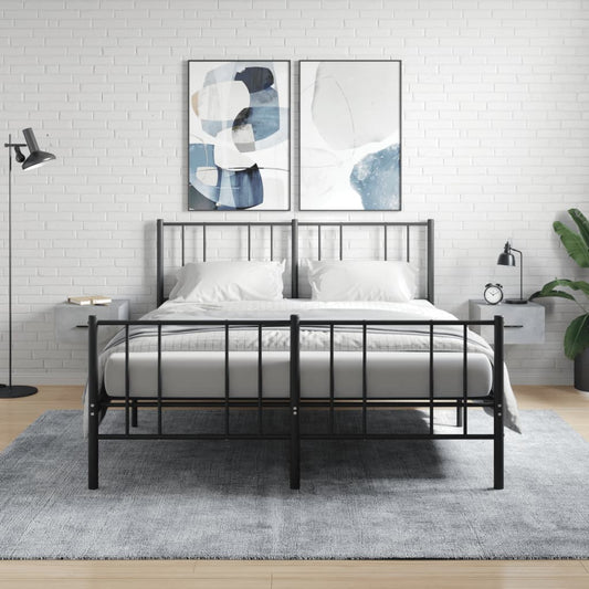 Nachtkastjes 2 st wandgemonteerd 35x35x20 cm betongrijs is nu te koop bij PeponiXL, paradijselijk wonen!