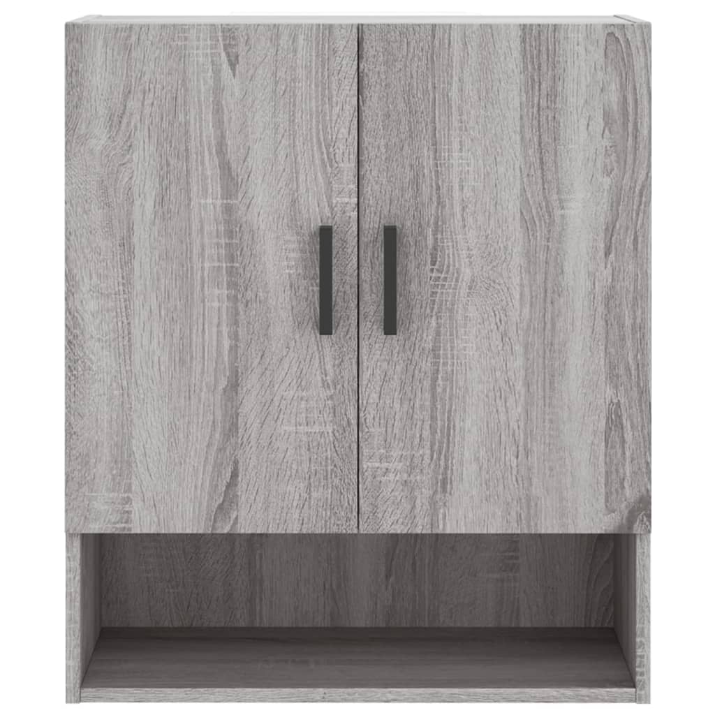 Wandkast 60x31x70 cm bewerkt hout grijs sonoma eikenkleurig is nu te koop bij PeponiXL, paradijselijk wonen!