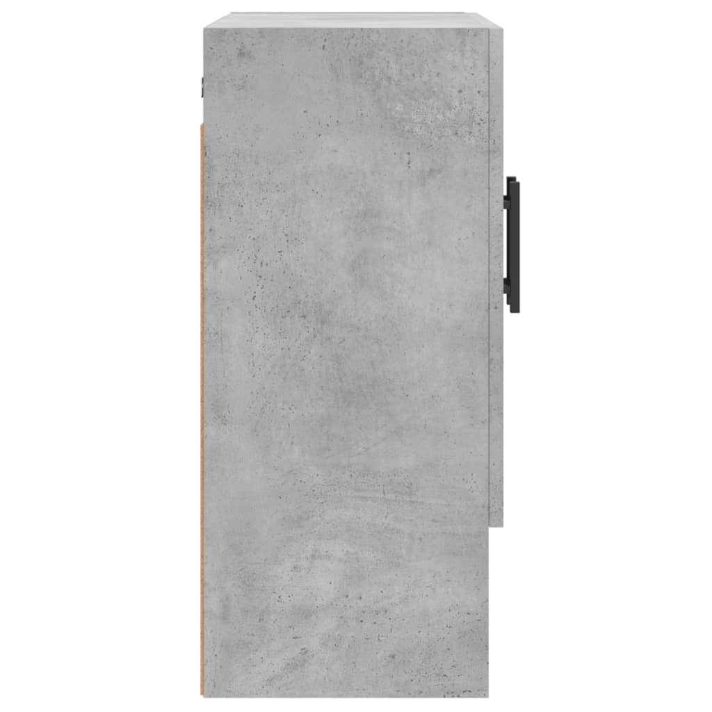 Wandkast 60x31x70 cm bewerkt hout betongrijs is nu te koop bij PeponiXL, paradijselijk wonen!