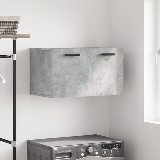 Wandkast 60x36,5x35 cm bewerkt hout betongrijs is nu te koop bij PeponiXL, paradijselijk wonen!