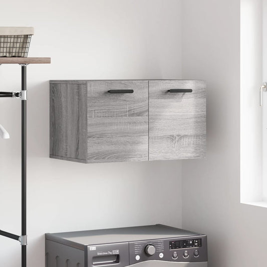 Wandkast 60x36,5x35 cm bewerkt hout grijs sonoma eikenkleurig is nu te koop bij PeponiXL, paradijselijk wonen!