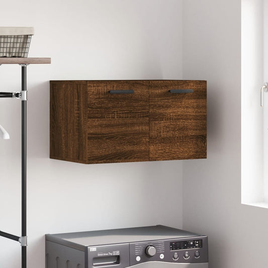 Wandkast 60x36,5x35 cm bewerkt hout bruin eikenkleur is nu te koop bij PeponiXL, paradijselijk wonen!