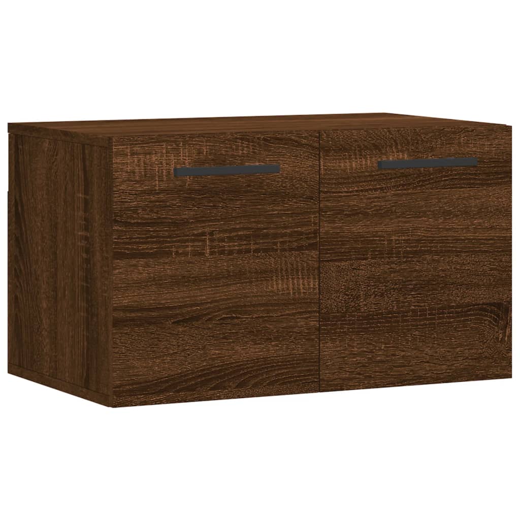 Wandkast 60x36,5x35 cm bewerkt hout bruin eikenkleur is nu te koop bij PeponiXL, paradijselijk wonen!