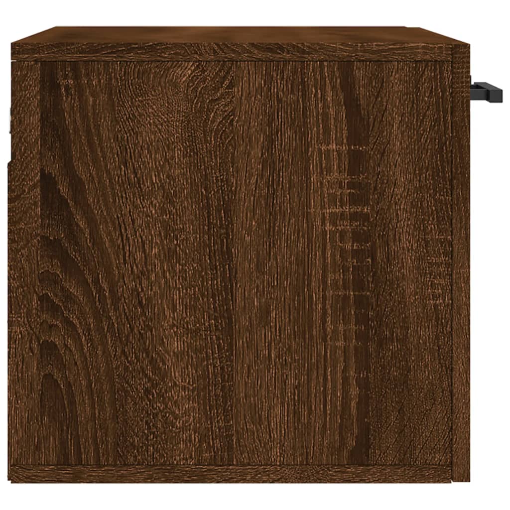 Wandkast 60x36,5x35 cm bewerkt hout bruin eikenkleur is nu te koop bij PeponiXL, paradijselijk wonen!