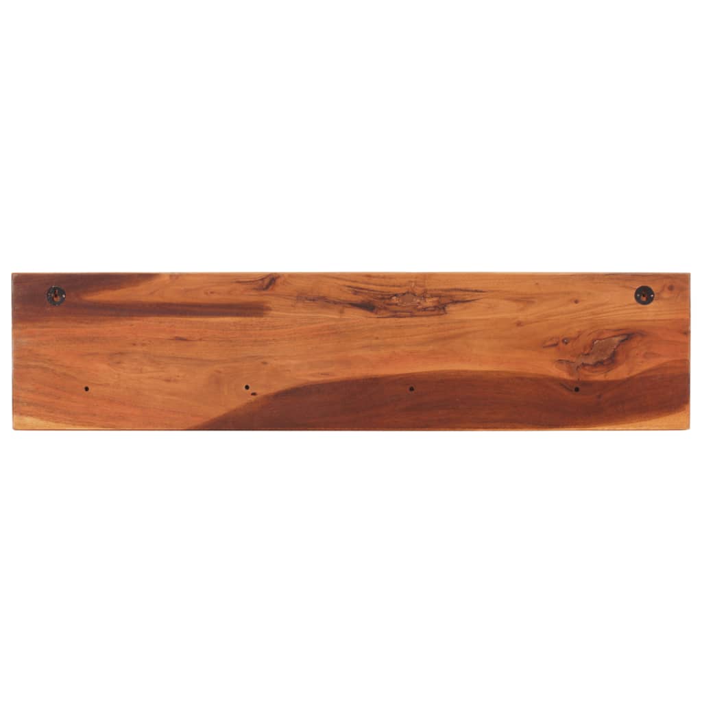 Wandschappen 2 st 112x20x26 cm massief acaciahout is nu te koop bij PeponiXL, paradijselijk wonen!