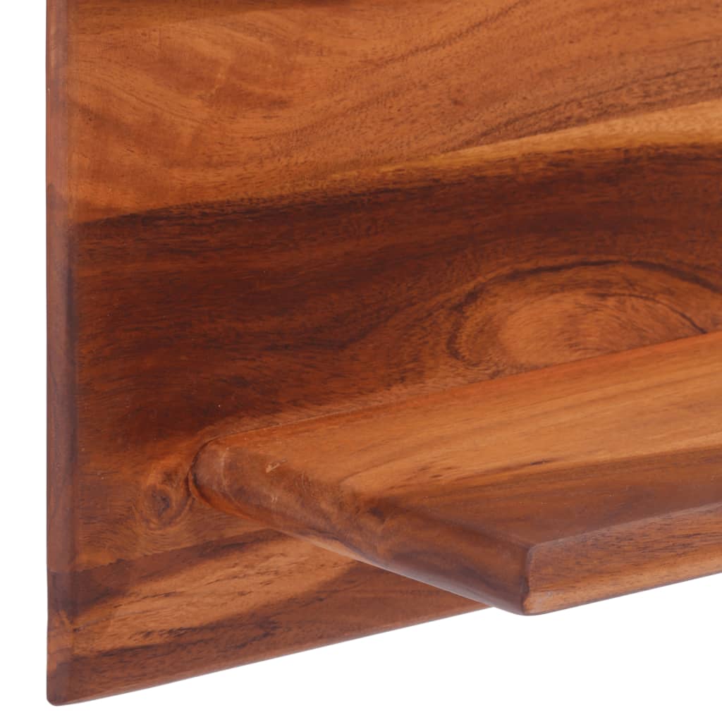Wandschappen 2 st 112x20x26 cm massief acaciahout is nu te koop bij PeponiXL, paradijselijk wonen!