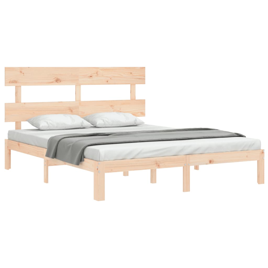 Bedframe zonder matras massief grenenhout 160x200 cm is nu te koop bij PeponiXL, paradijselijk wonen!
