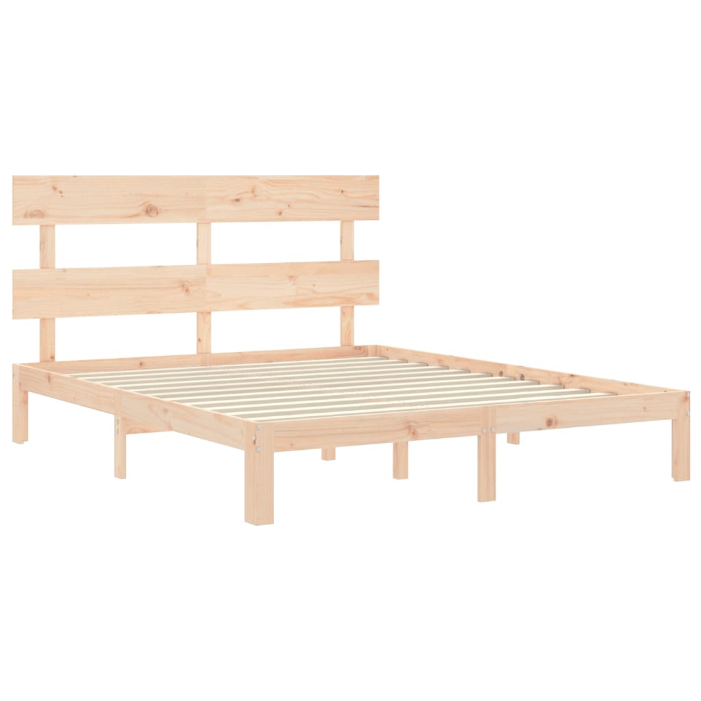 Bedframe zonder matras massief grenenhout 160x200 cm is nu te koop bij PeponiXL, paradijselijk wonen!