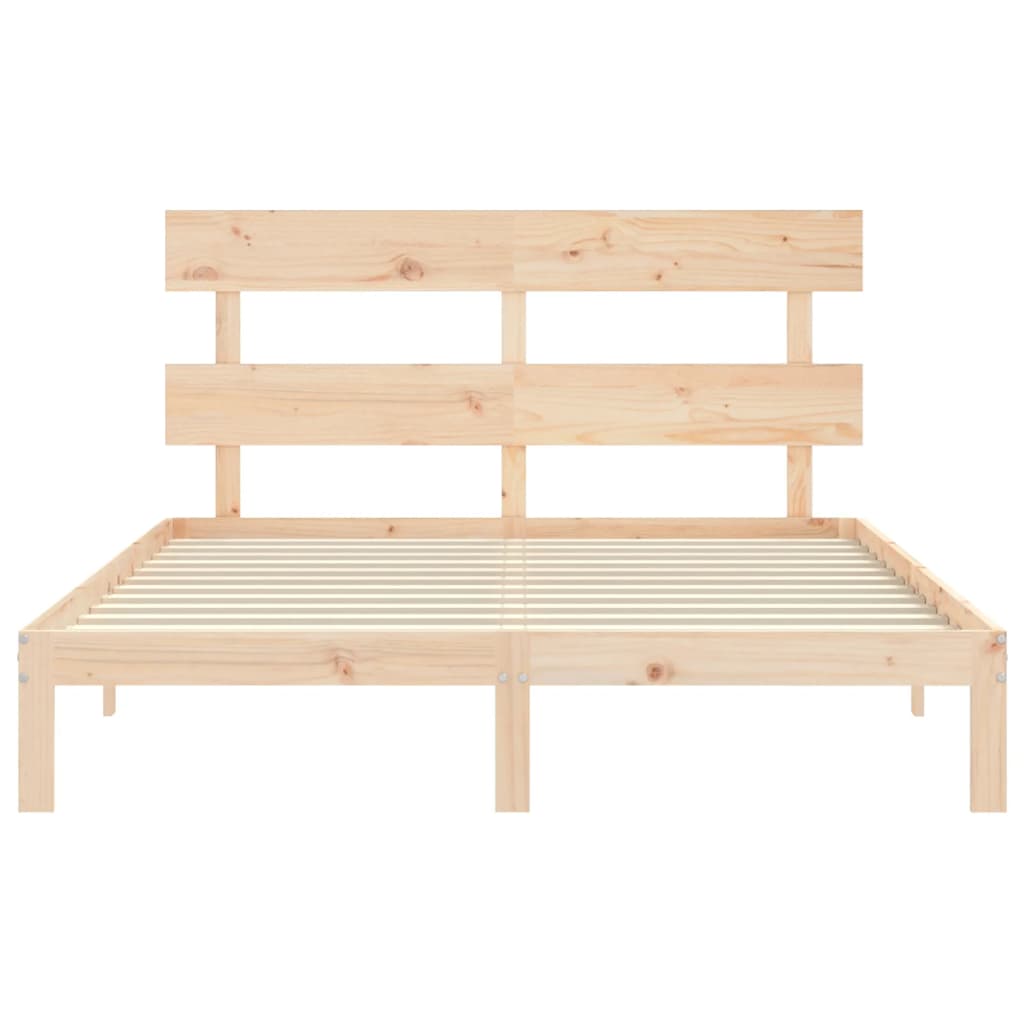 Bedframe zonder matras massief grenenhout 160x200 cm is nu te koop bij PeponiXL, paradijselijk wonen!