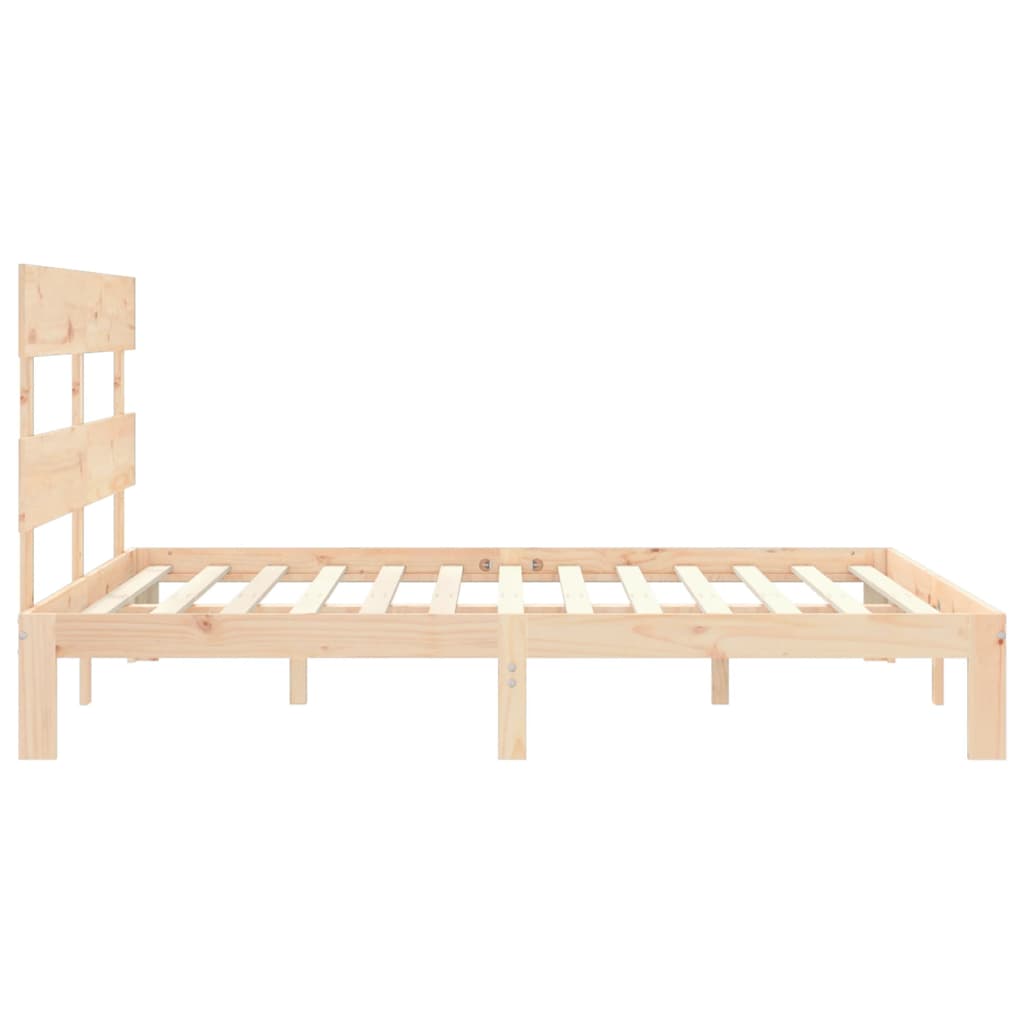 Bedframe zonder matras massief grenenhout 160x200 cm is nu te koop bij PeponiXL, paradijselijk wonen!
