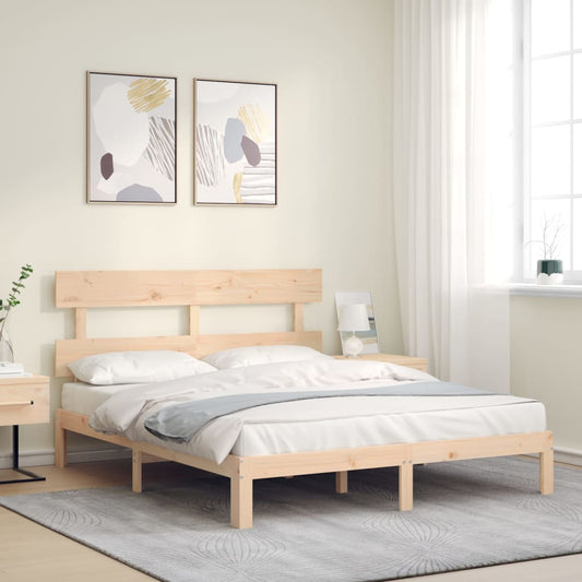 Bedframe zonder matras massief grenenhout 160x200 cm is nu te koop bij PeponiXL, paradijselijk wonen!