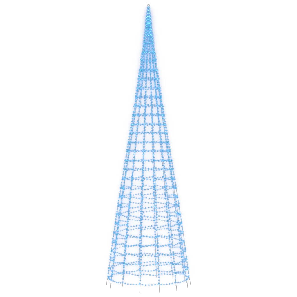 LED-kerstboom 3000 LED's 800 cm blauw is nu te koop bij PeponiXL, paradijselijk wonen!