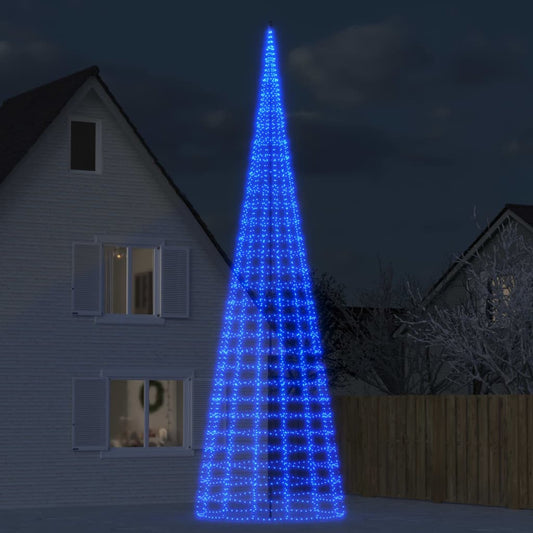 LED-kerstboom 3000 LED's 800 cm blauw is nu te koop bij PeponiXL, paradijselijk wonen!