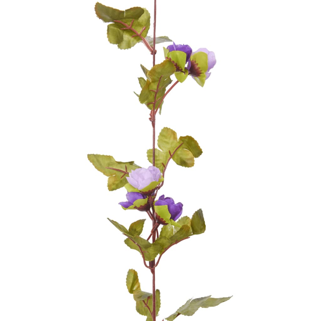 Bloemenslingers 6 st 215 cm lichtpaars is nu te koop bij PeponiXL, paradijselijk wonen!
