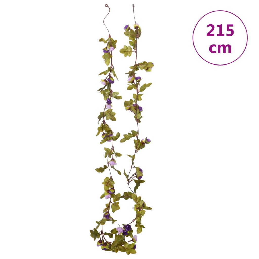 Bloemenslingers 6 st 215 cm lichtpaars is nu te koop bij PeponiXL, paradijselijk wonen!