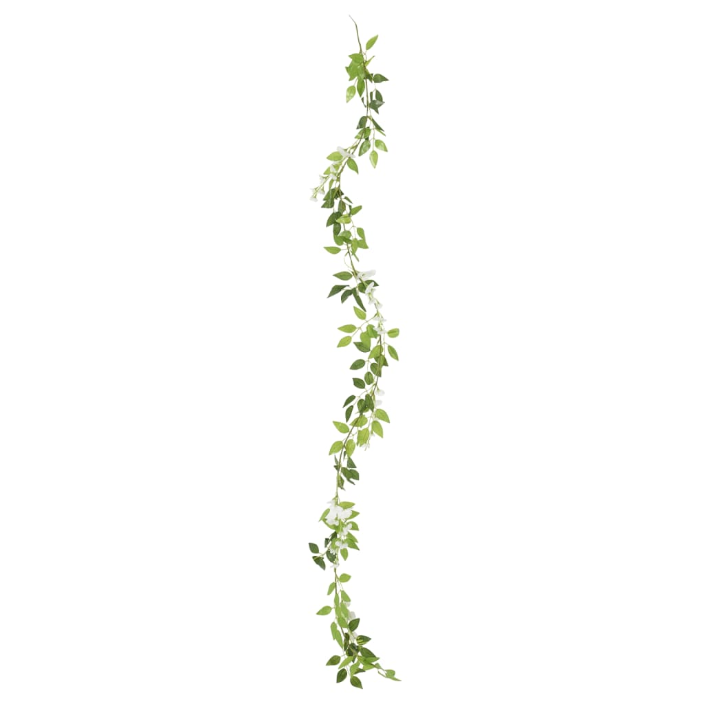 Bloemenslingers 6 st 200 cm wit is nu te koop bij PeponiXL, paradijselijk wonen!
