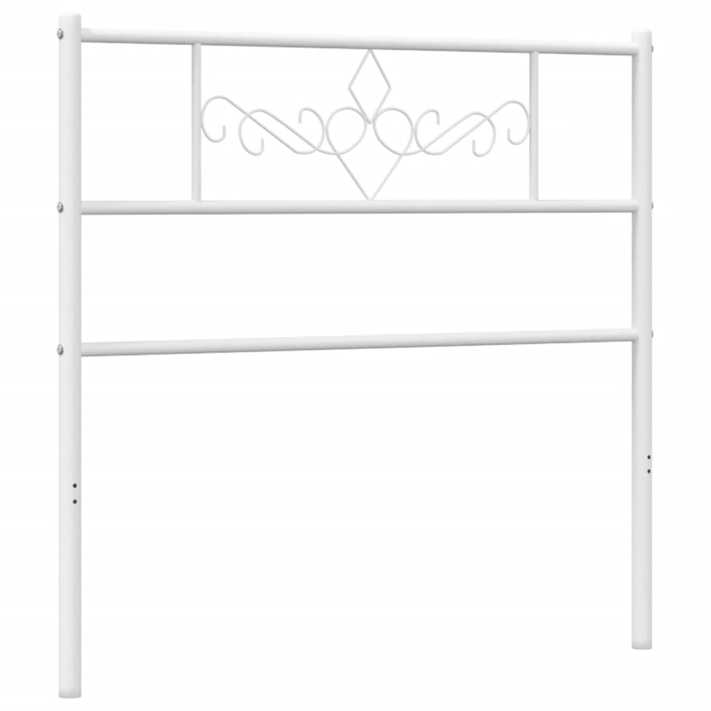 Vervangend hoofdbord 75 cm metaal wit is nu te koop bij PeponiXL, paradijselijk wonen!