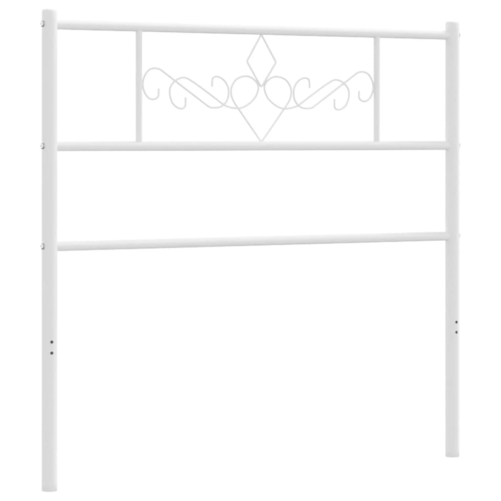 Vervangend hoofdbord 75 cm metaal wit is nu te koop bij PeponiXL, paradijselijk wonen!