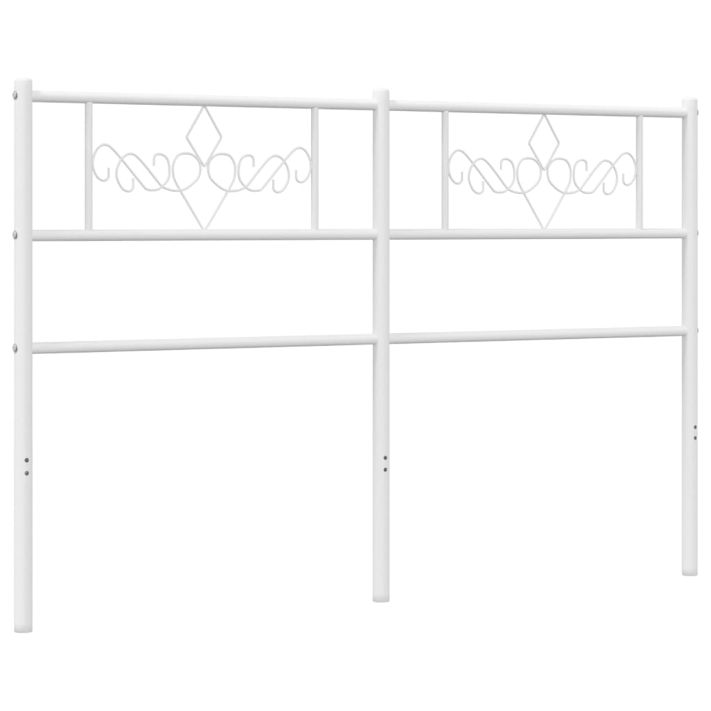 Vervangend hoofdbord 120 cm metaal wit is nu te koop bij PeponiXL, paradijselijk wonen!