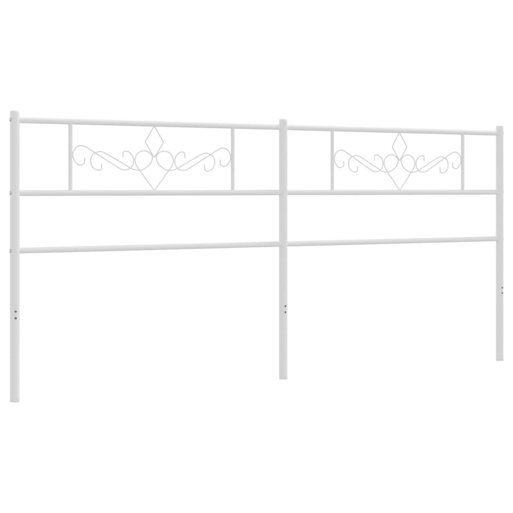 Vervangend hoofdbord 180 cm metaal wit is nu te koop bij PeponiXL, paradijselijk wonen!