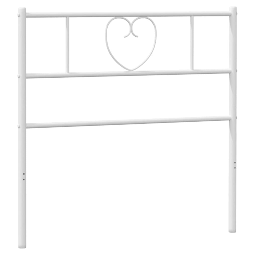 Vervangend hoofdbord 75 cm metaal wit is nu te koop bij PeponiXL, paradijselijk wonen!