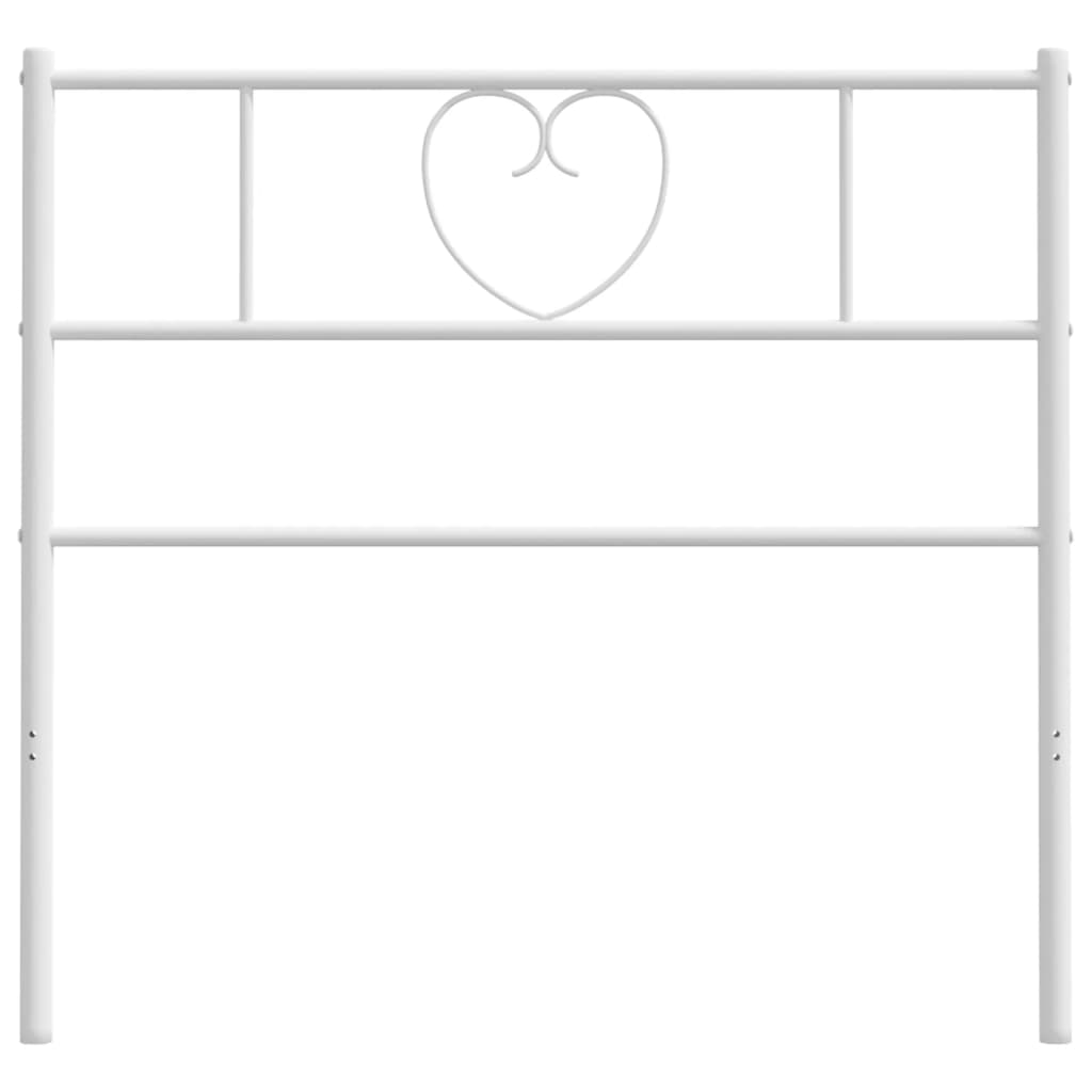 Vervangend hoofdbord 75 cm metaal wit is nu te koop bij PeponiXL, paradijselijk wonen!