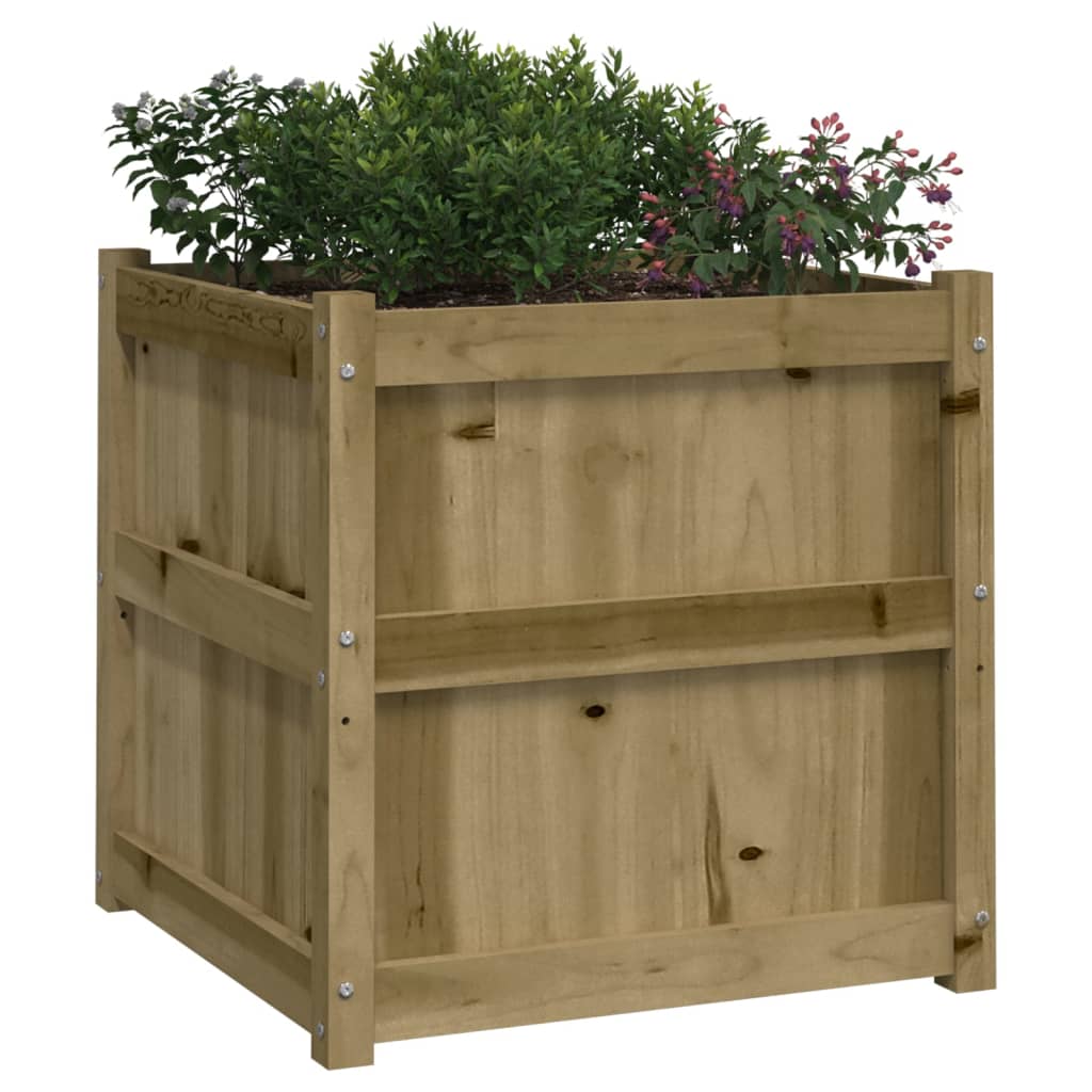 Plantenbakken 2 st cm geïmpregneerd hout is nu te koop bij PeponiXL, paradijselijk wonen!