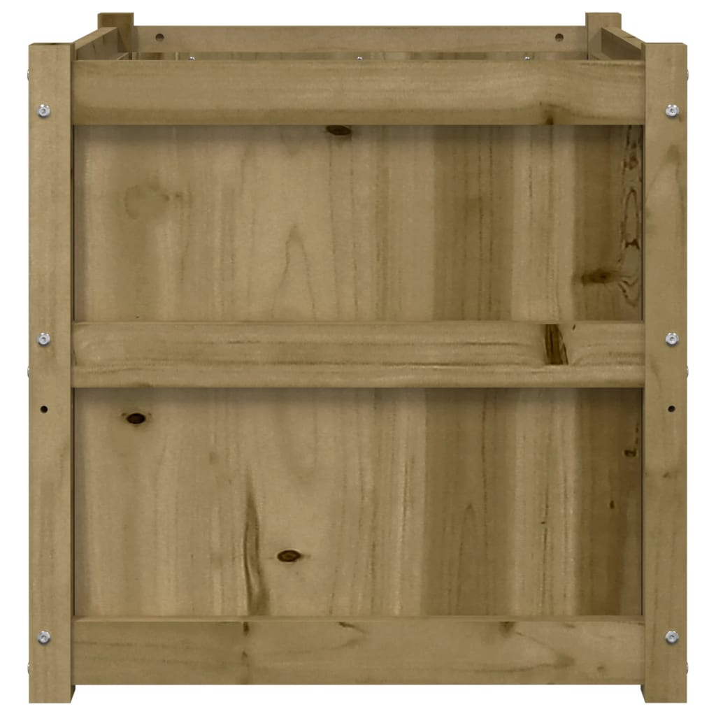 Plantenbakken 2 st cm geïmpregneerd hout is nu te koop bij PeponiXL, paradijselijk wonen!