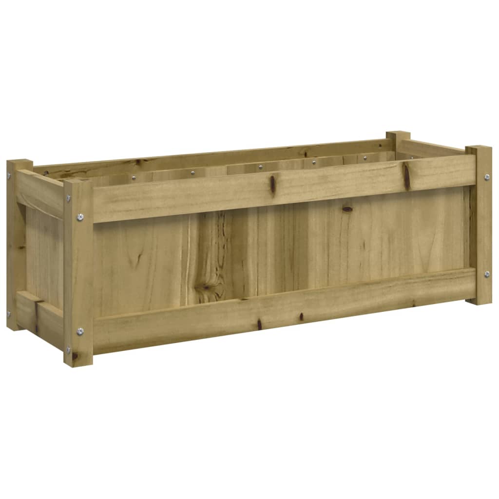 Plantenbakken 2 st cm geïmpregneerd hout is nu te koop bij PeponiXL, paradijselijk wonen!