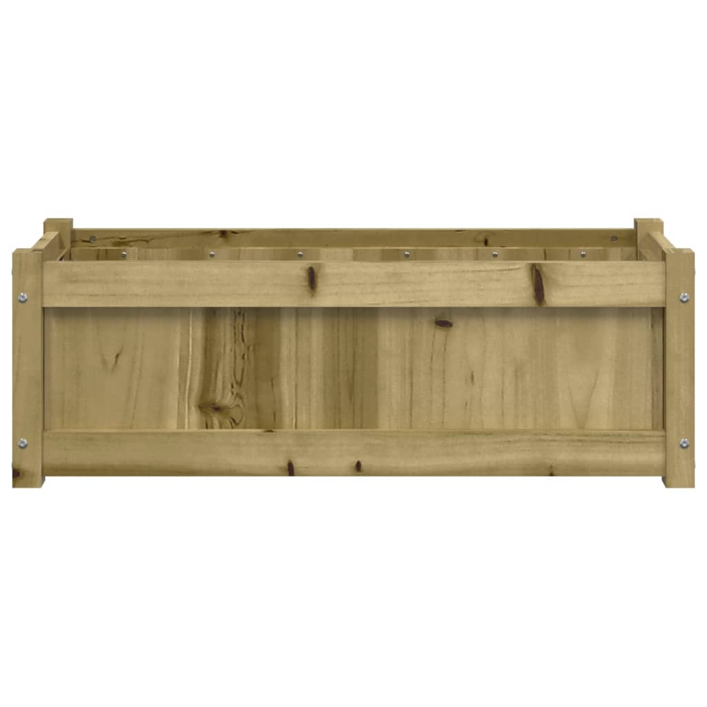 Plantenbakken 2 st cm geïmpregneerd hout is nu te koop bij PeponiXL, paradijselijk wonen!