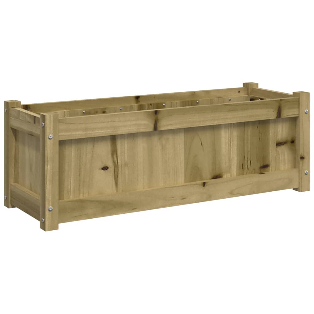 Plantenbakken 2 st cm geïmpregneerd hout is nu te koop bij PeponiXL, paradijselijk wonen!