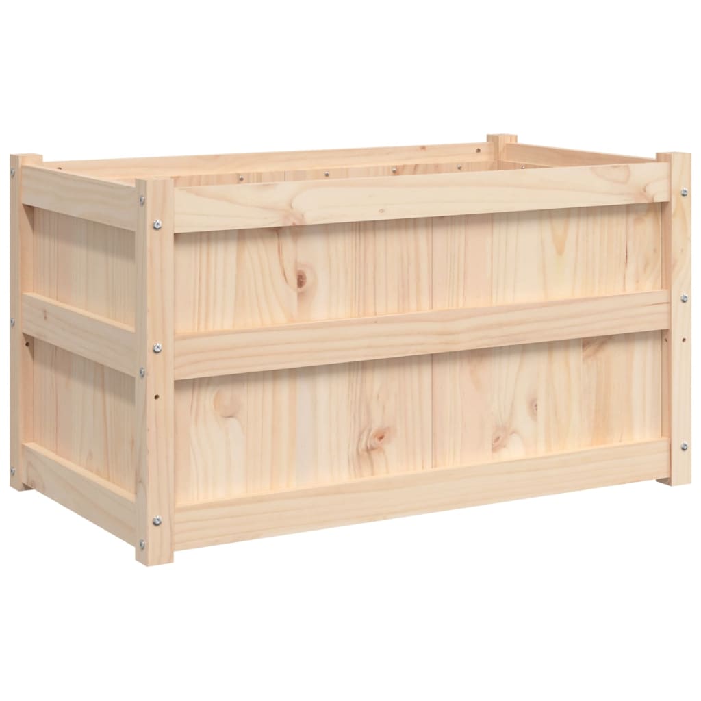 Plantenbak 90x50x50 cm massief grenenhout is nu te koop bij PeponiXL, paradijselijk wonen!