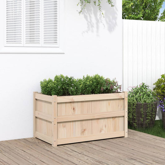 Plantenbak 90x50x50 cm massief grenenhout is nu te koop bij PeponiXL, paradijselijk wonen!