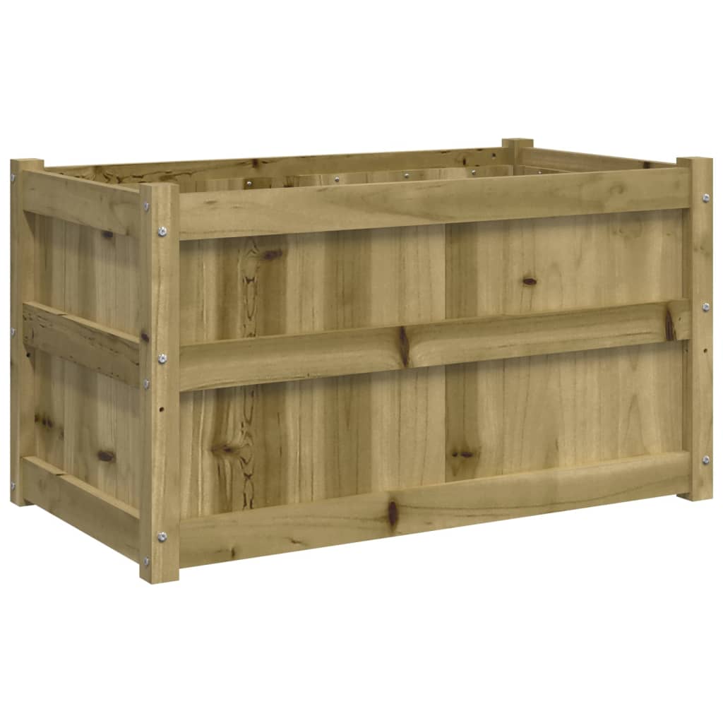 Plantenbakken 2 st cm geïmpregneerd hout is nu te koop bij PeponiXL, paradijselijk wonen!