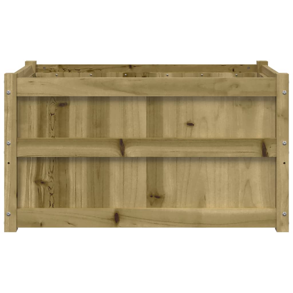 Plantenbakken 2 st cm geïmpregneerd hout is nu te koop bij PeponiXL, paradijselijk wonen!