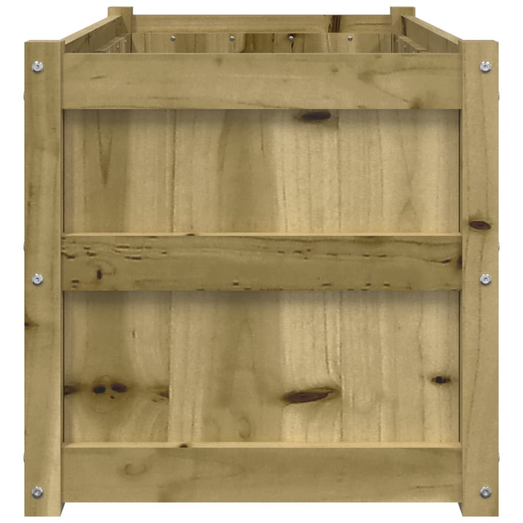 Plantenbakken 2 st cm geïmpregneerd hout is nu te koop bij PeponiXL, paradijselijk wonen!