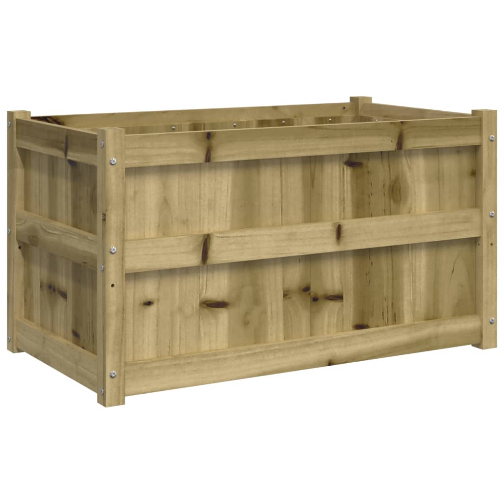 Plantenbakken 2 st cm geïmpregneerd hout is nu te koop bij PeponiXL, paradijselijk wonen!