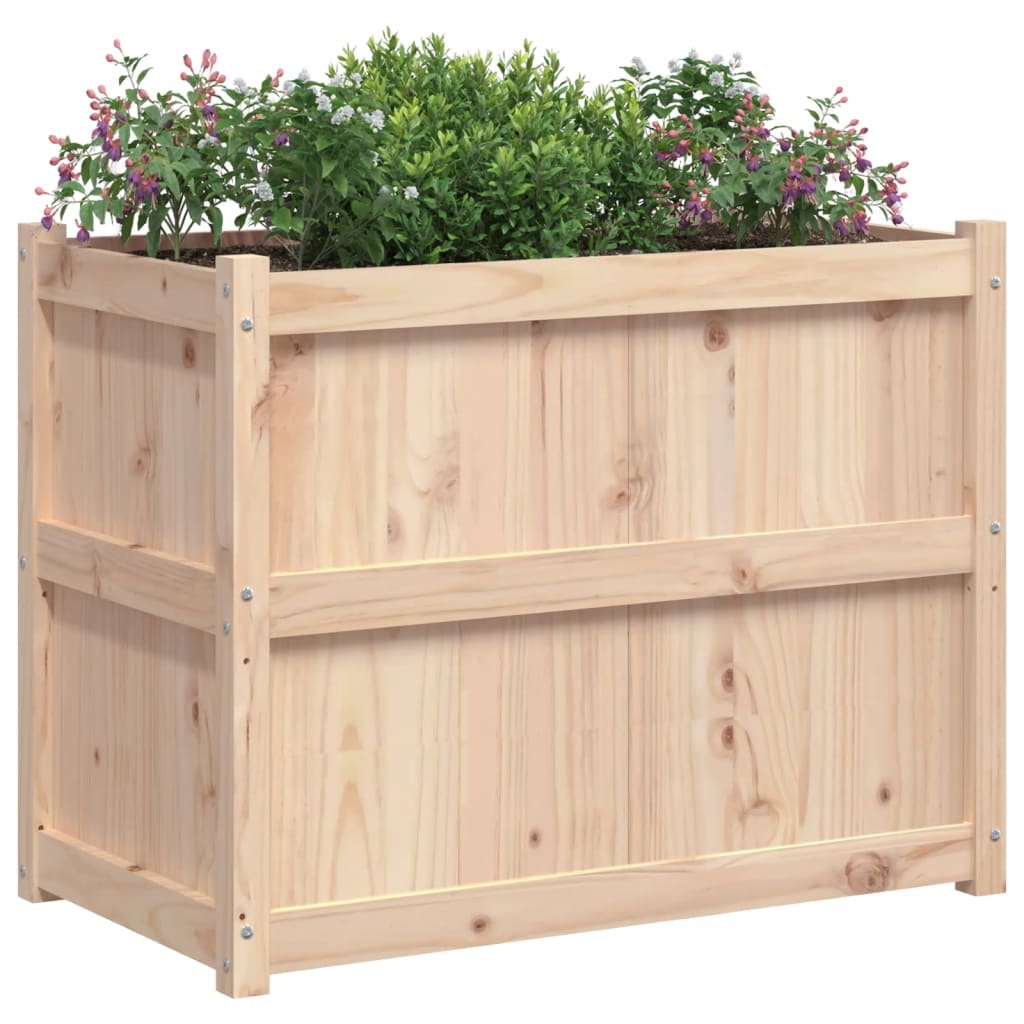 Plantenbak 90x50x70 cm massief grenenhout is nu te koop bij PeponiXL, paradijselijk wonen!