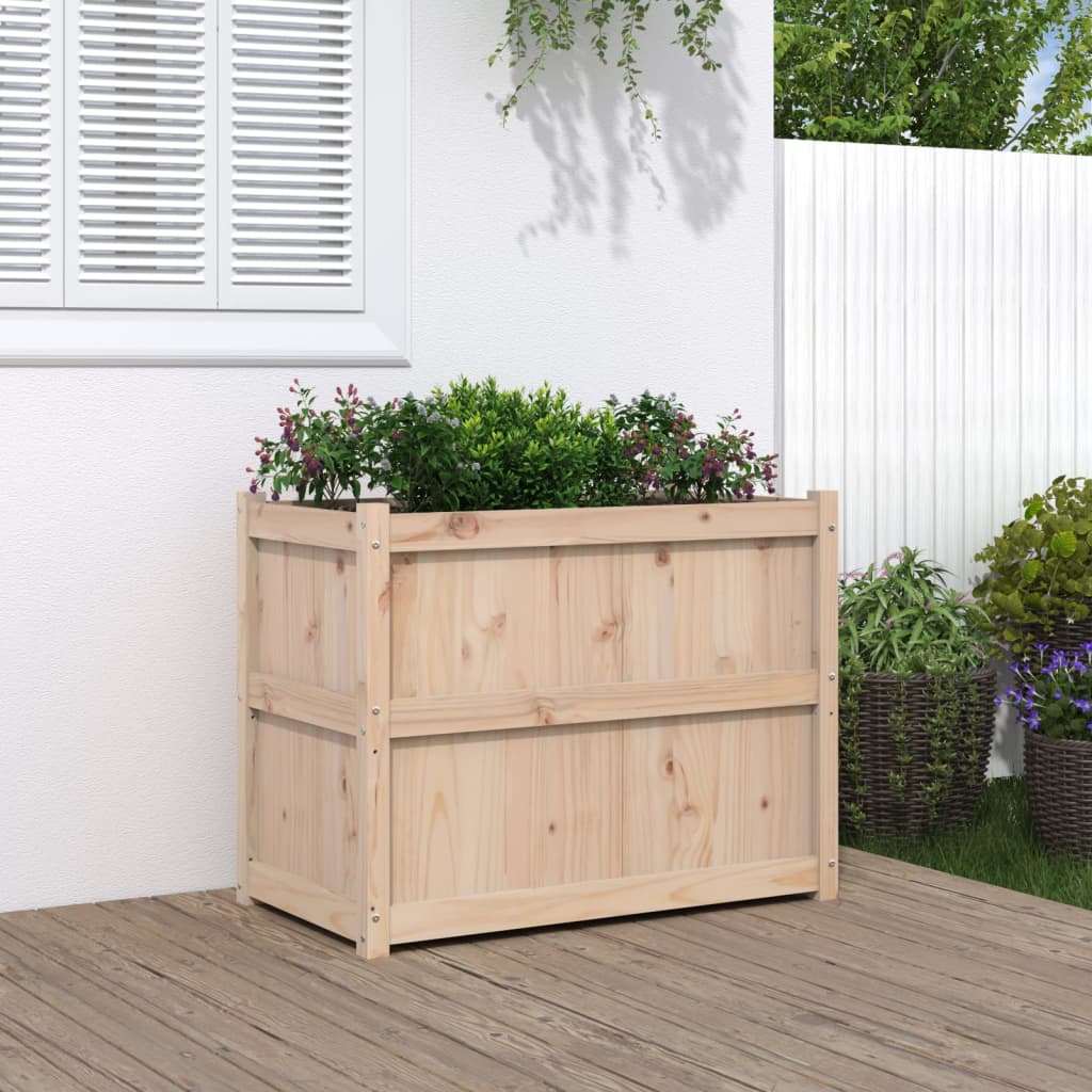 Plantenbak 90x50x70 cm massief grenenhout is nu te koop bij PeponiXL, paradijselijk wonen!