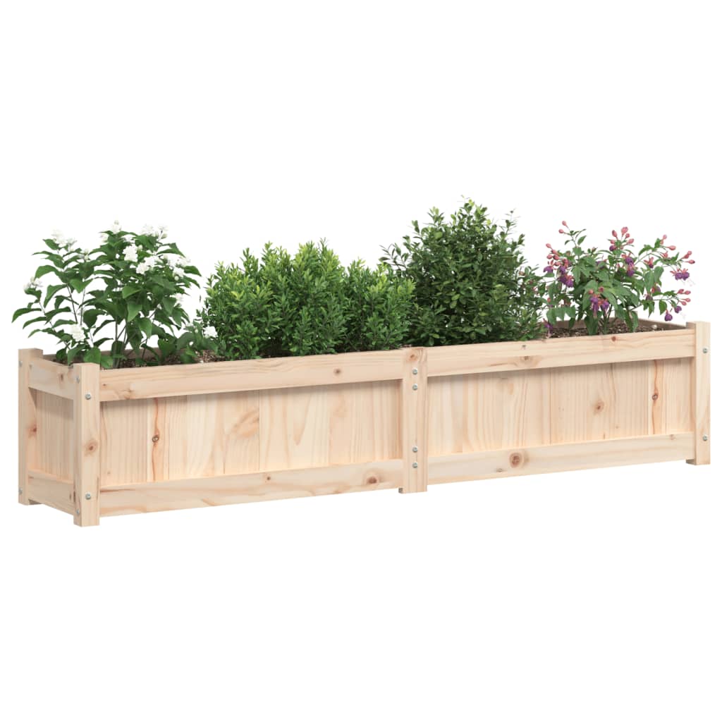 Plantenbakken 2 st cm massief grenenhout is nu te koop bij PeponiXL, paradijselijk wonen!