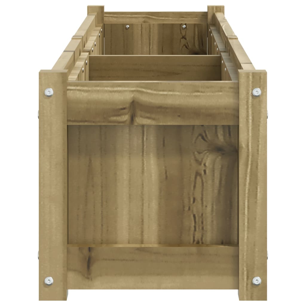 Plantenbakken 2 st cm geïmpregneerd hout is nu te koop bij PeponiXL, paradijselijk wonen!