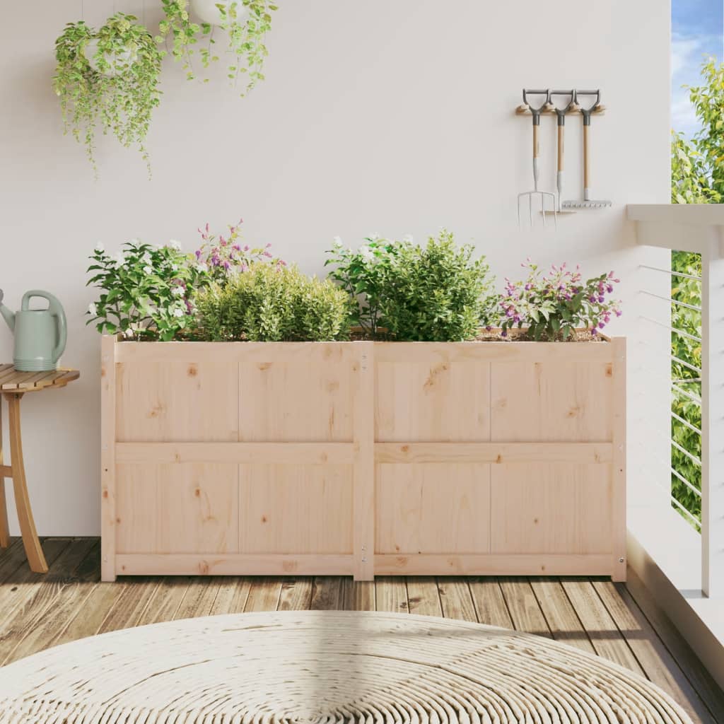 Plantenbak 150x50x70 cm massief grenenhout is nu te koop bij PeponiXL, paradijselijk wonen!