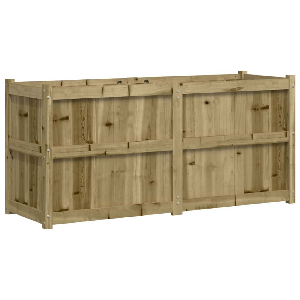 Plantenbak 150x50x70 cm geïmpregneerd grenenhout is nu te koop bij PeponiXL, paradijselijk wonen!