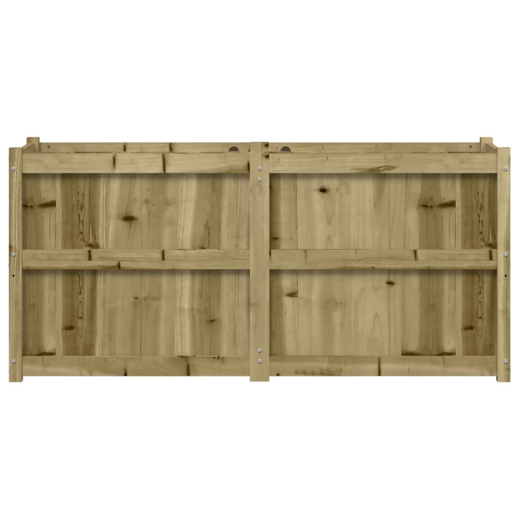 Plantenbak 150x50x70 cm geïmpregneerd grenenhout is nu te koop bij PeponiXL, paradijselijk wonen!