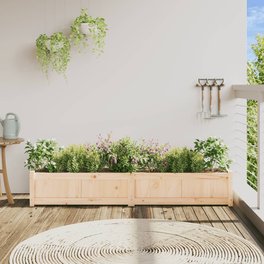 Plantenbak 180x31x31 cm massief grenenhout is nu te koop bij PeponiXL, paradijselijk wonen!
