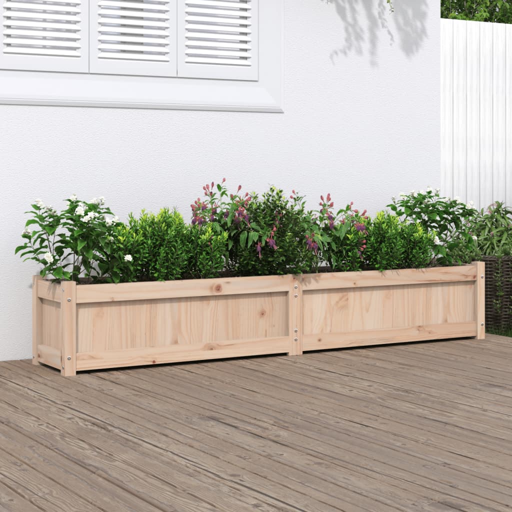 Plantenbak 180x31x31 cm massief grenenhout is nu te koop bij PeponiXL, paradijselijk wonen!