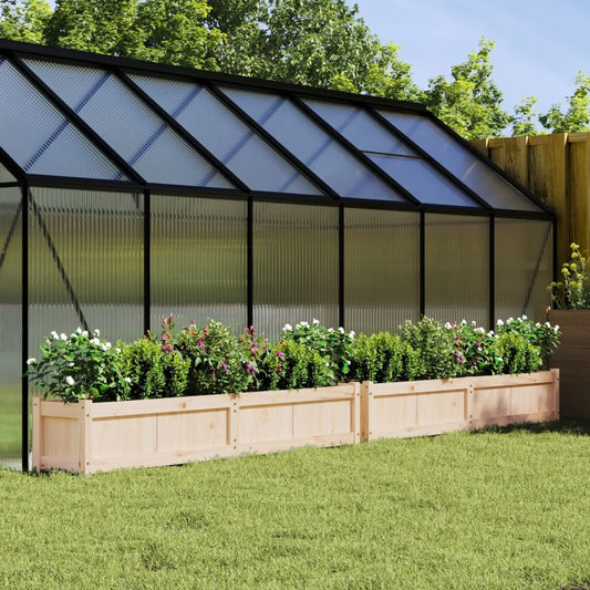Plantenbakken 2 st cm massief grenenhout is nu te koop bij PeponiXL, paradijselijk wonen!